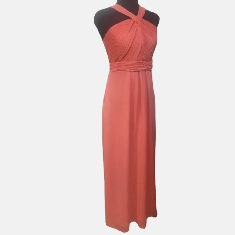 Tevolio A-line princess chiffon ruched bridesmaid Dress